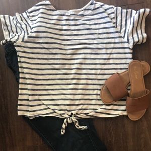 Old Navy • Striped & Tied Tee